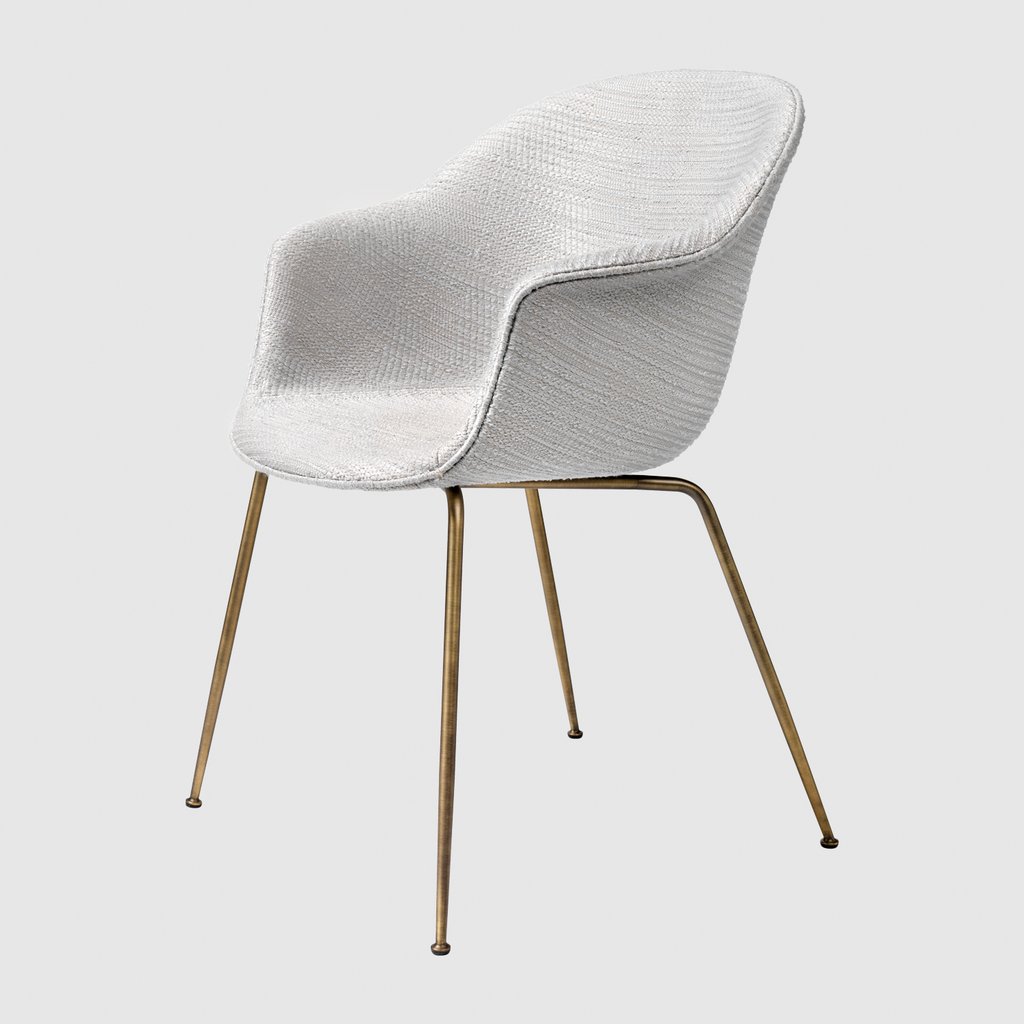 Bat Dining Chair - Fully Upholstered, Conic base