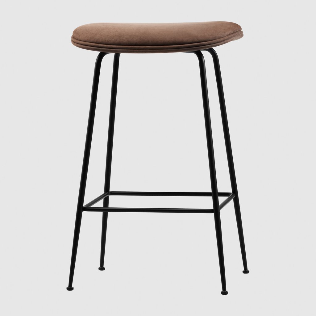 Beetle Counter Stool - Fully Upholstered - 65 cm