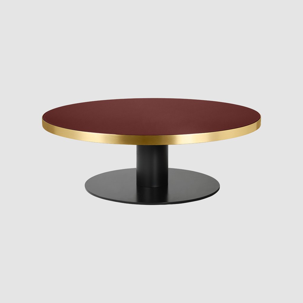 GUBI 2.0 Coffee Table - Round - Dia. 125 - Black base