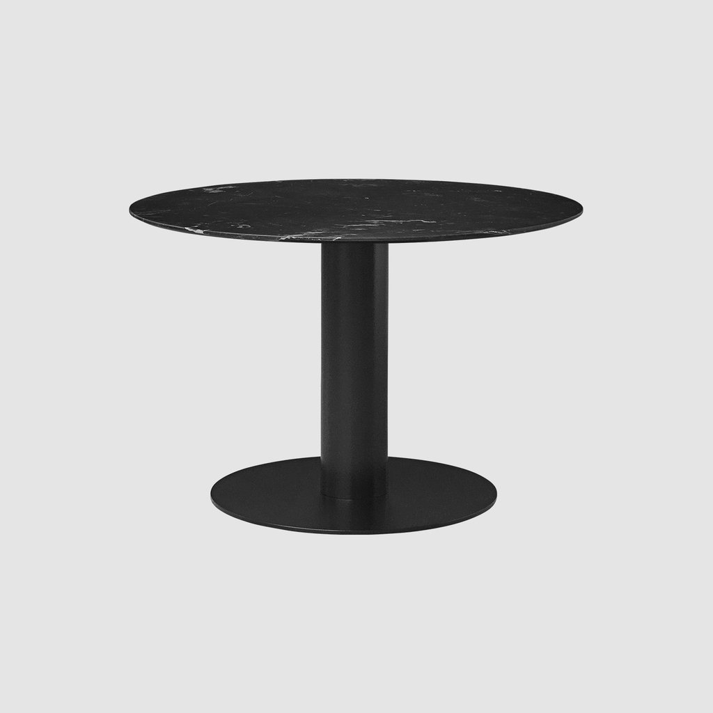 GUBI 2.0 Dining Table - Round - Dia. 110 - Black base