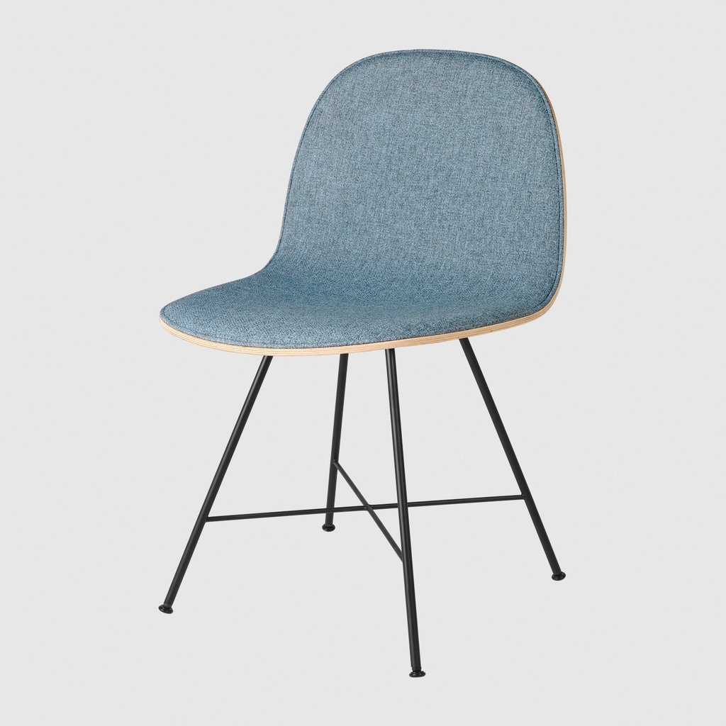2D Dining Chair - Front Upholstered - Center base
