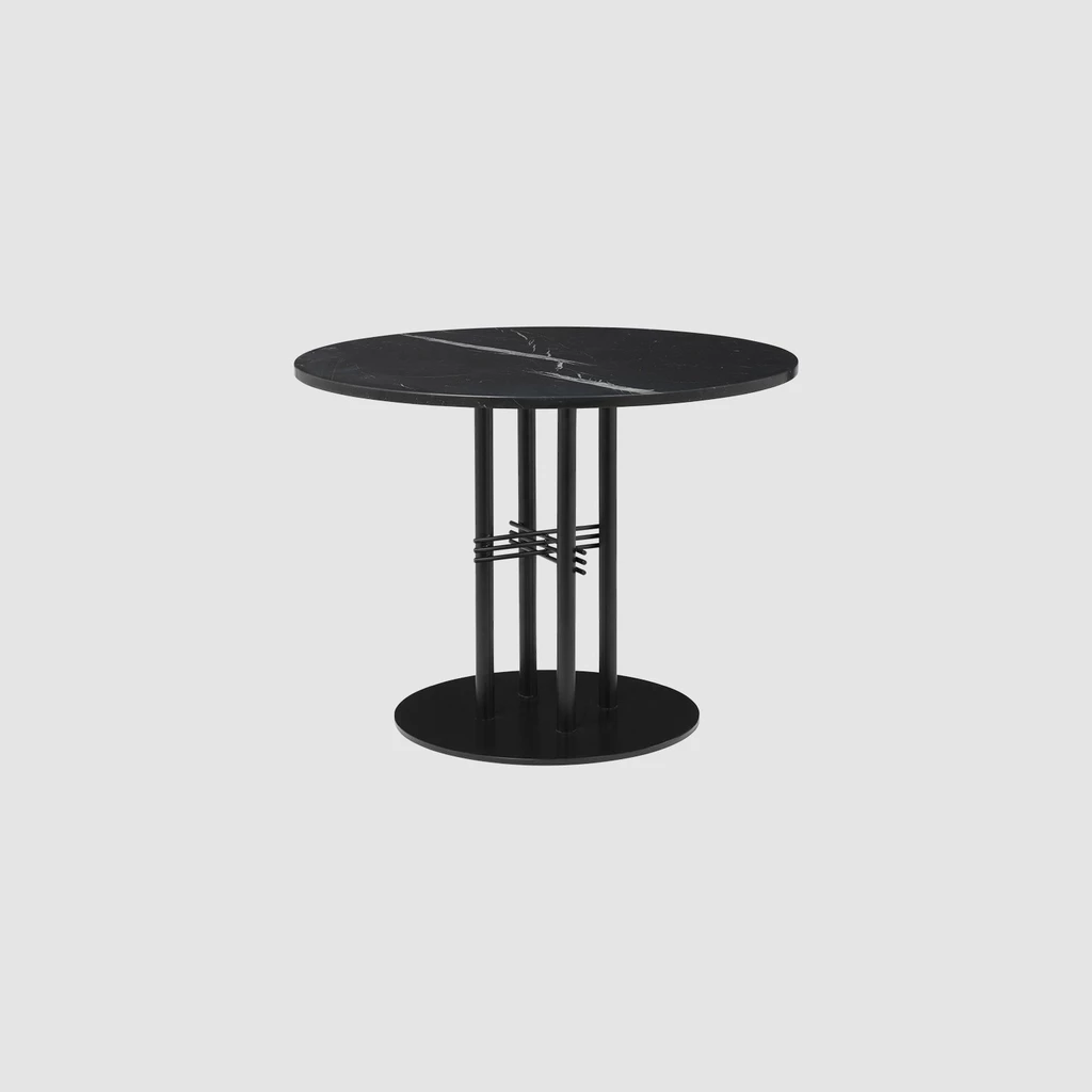 TS Column - Lounge table - Dia. 80 - Black base