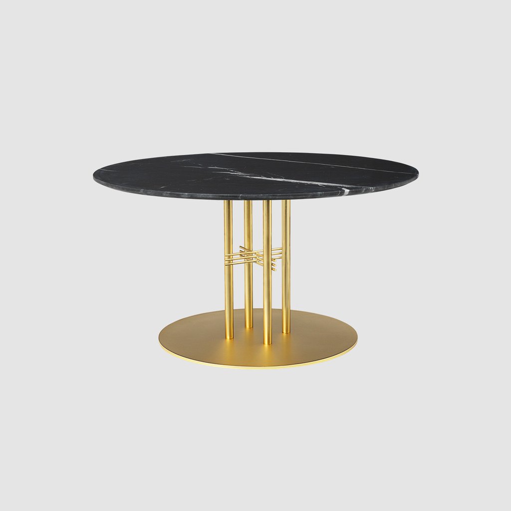 TS Column - Lounge table - Dia. 110 - Brass base