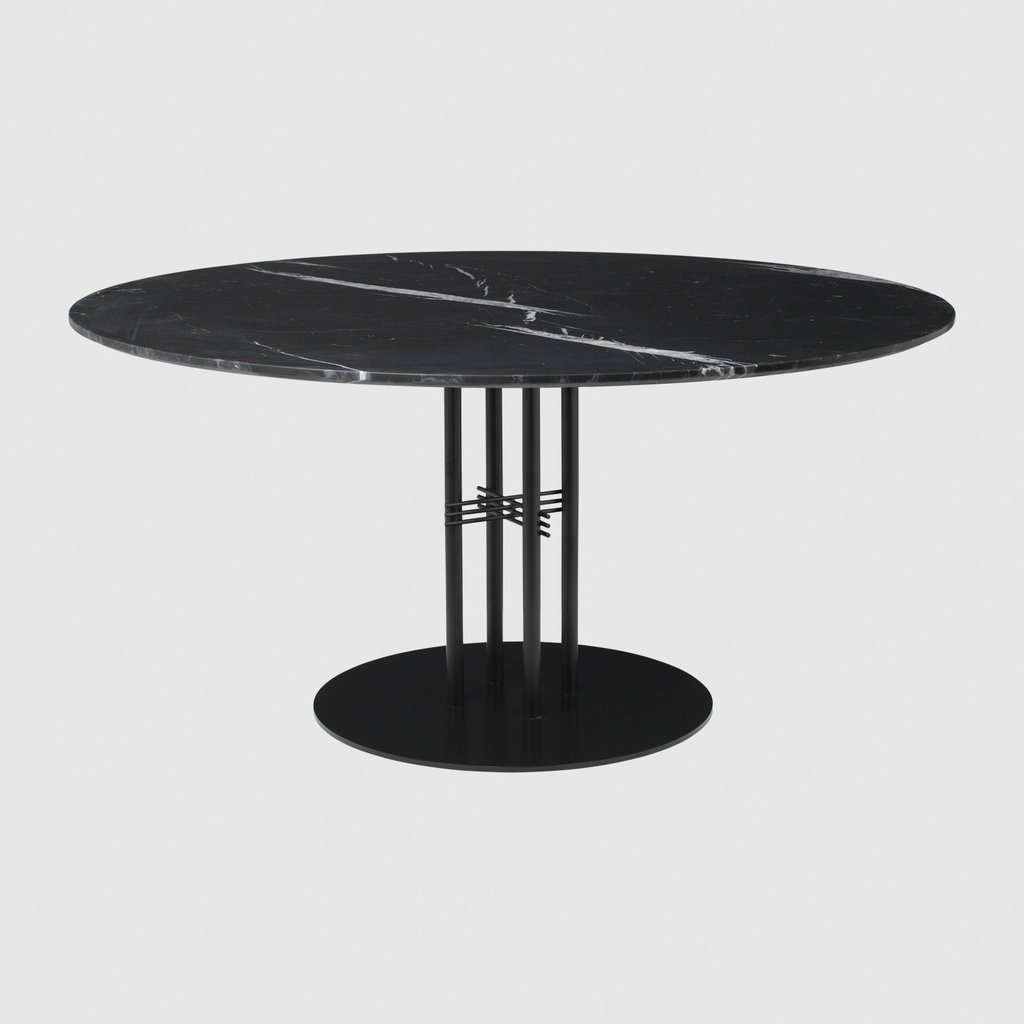 TS Column - Dining Table - Dia. 150 - Black base