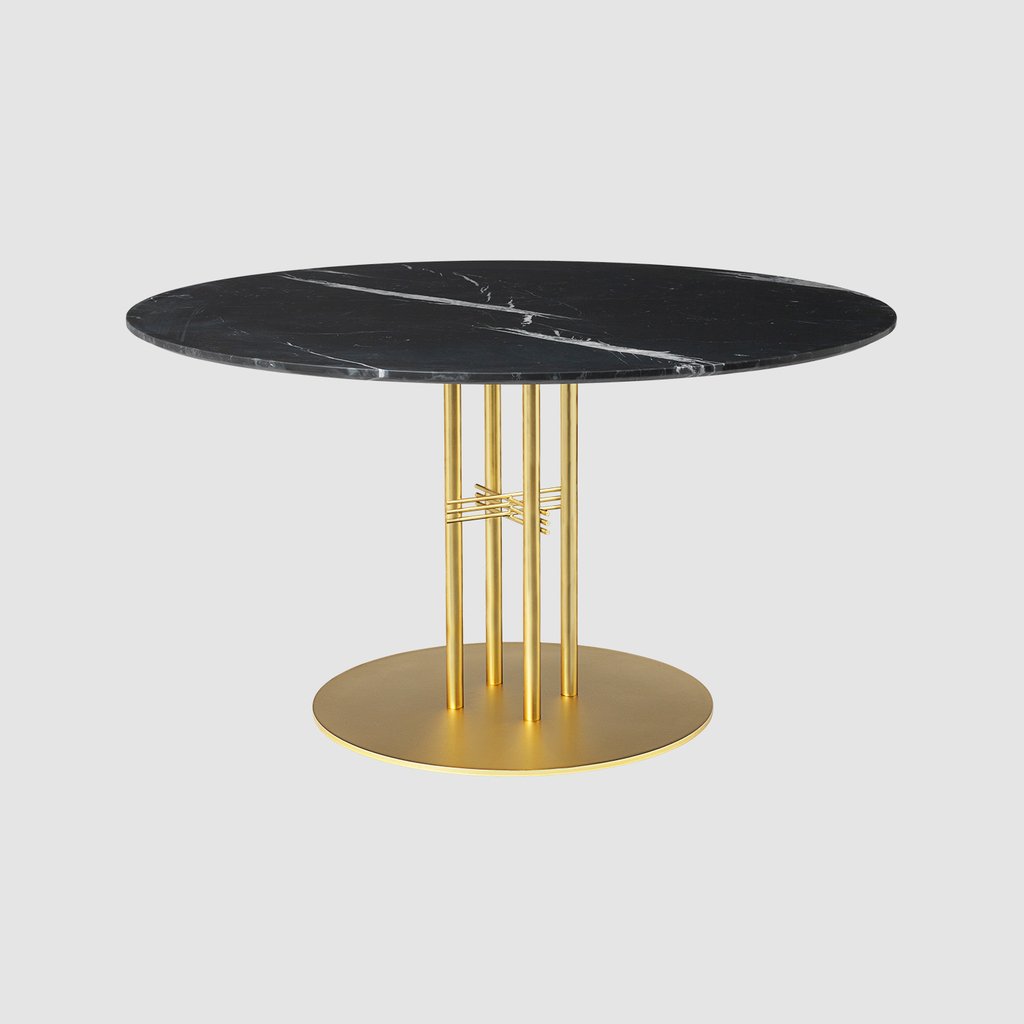 TS Column - Dining Table - Dia. 130 - Brass base