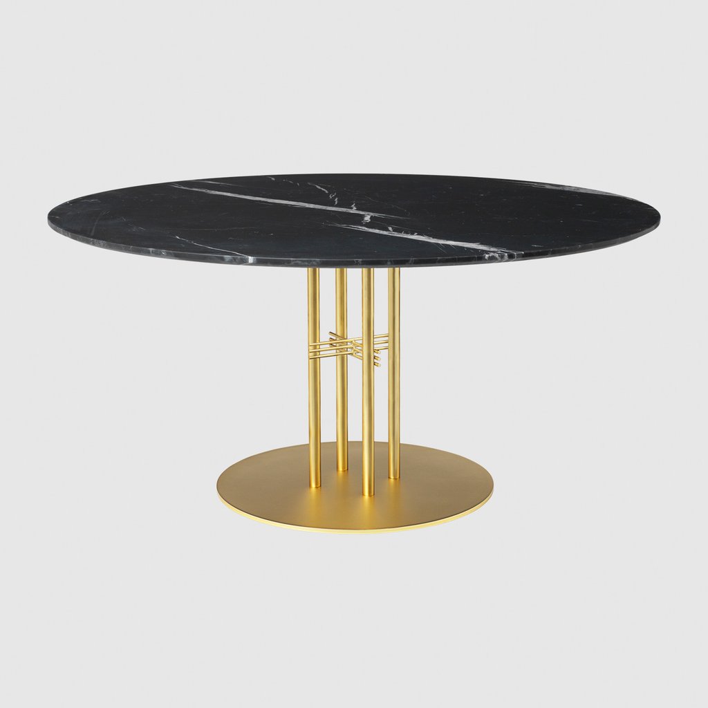 TS Column - Dining Table - Dia. 150 - Brass base